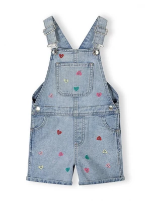Foto van product MINOTI Tuinbroek blauw denim / geel / pink / rood
