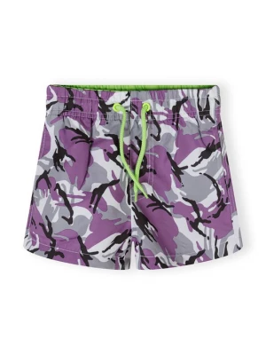 Foto van product MINOTI Zwemshorts grijs / lila / zwart / wit