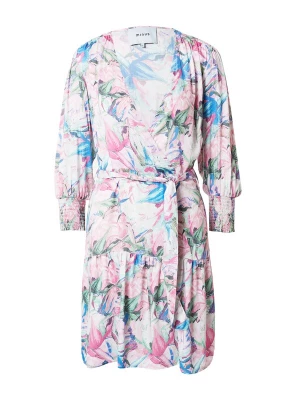 Foto van product minus Jurk 'Mercy' lichtblauw / groen / rosa / wit