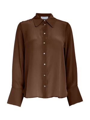 Foto van product minus Shirt 'Caty Silk' bruin