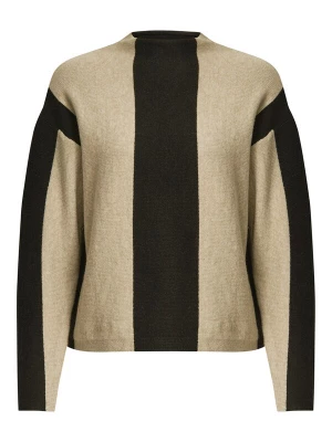 Foto van product minus Trui 'Mireya' beige / zwart