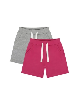 Foto van product MINYMO Broek ' MIGirls 2 PACK ' grijs / lila / pink