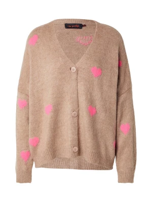 Foto van product miss goodlife Gebreid vest camel / pink