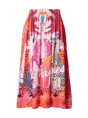 Foto van product miss goodlife Rok 'Tiger Heart' oranje / pink / rosa / zwart