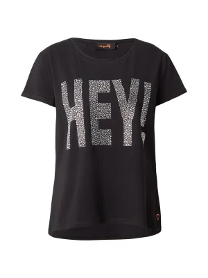 Foto van product miss goodlife Shirt 'HEY!' zwart / wit