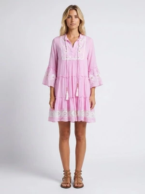 Foto van product Miss June Jurk 'Robe Courte Cecilia' lichtroze