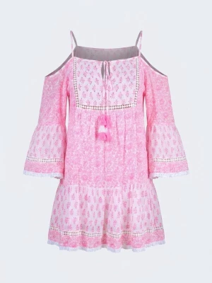 Foto van product Miss June Jurk 'Robe Courte Celya' rosa