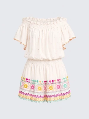 Foto van product Miss June Jurk 'Robe Courte Flirt' rosa