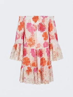 Foto van product Miss June Jurk 'Robe Courte Positano' rosa
