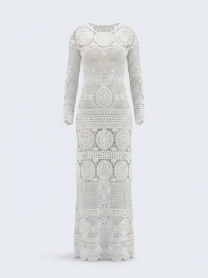 Foto van product Miss June Jurk 'Robe Longue Birkin' wit