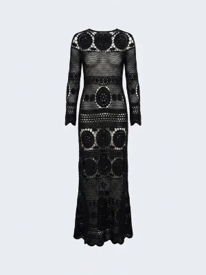 Foto van product Miss June Jurk 'Robe Longue Birkin' zwart