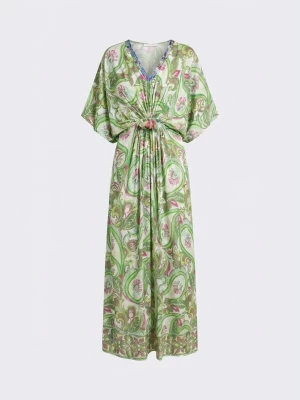 Foto van product Miss June Jurk 'Robe Longue Emmy' groen