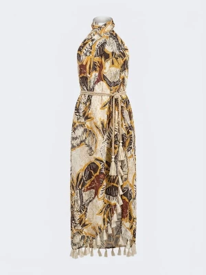 Foto van product Miss June Jurk 'Robe Longue Sarah' beige