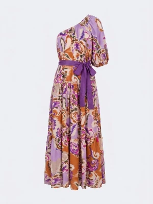 Foto van product Miss June Jurk 'Robe Longue Tiffany' gemengde kleuren