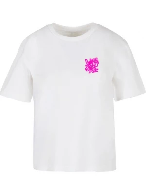 Foto van product Miss Tee Shirt 'Godless Girl' pink / zwart / wit