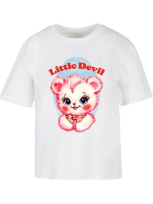 Foto van product Miss Tee Shirt 'Little Devil' lichtblauw / pink / rood / wit