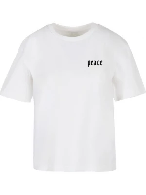 Foto van product Miss Tee Shirt 'Peace Hand' grijs / donkergrijs / zwart / wit