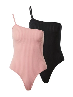 Foto van product Missguided Shirt body rosa / zwart
