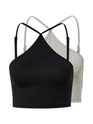 Foto van product Missguided Top lichtgrijs / zwart