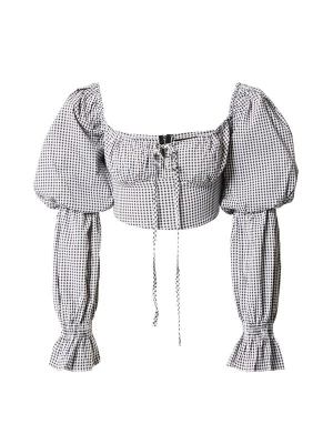 Foto van product Misspap Blouse zwart / wit