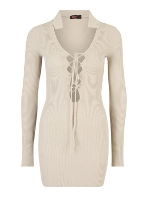 Foto van product Misspap Gebreide jurk stone grey