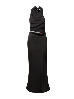 Foto van product Misspap Kostuum '(Me) High Neck Satin Cowl Co-ord' zwart