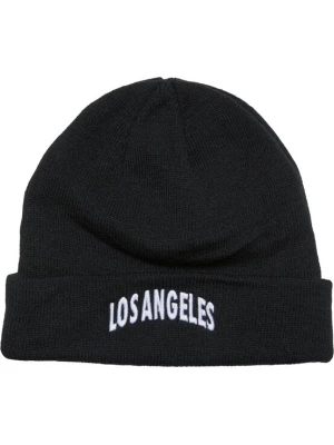 Foto van product Mister Tee Muts 'Los Angeles' zwart / wit