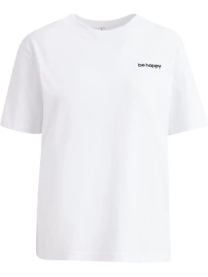 Foto van product Mister Tee Shirt 'Be Happy' zwart / wit