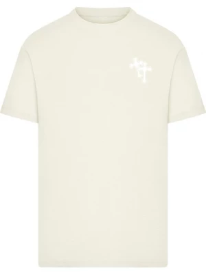 Foto van product Mister Tee Shirt 'Believe In Strength' sand / wit