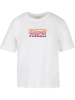 Foto van product Mister Tee Shirt 'Blazing Passion' lichtblauw / oranje / pink / wit