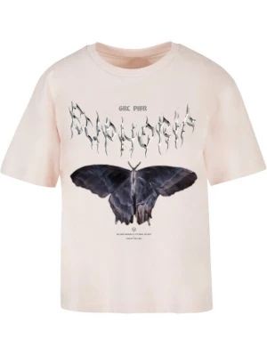 Foto van product Mister Tee Shirt 'Euphoria' indigo / donkergroen / pastelroze / zwart