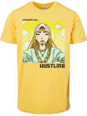 Foto van product Mister Tee Shirt 'Everyday She Hustling' geel / gemengde kleuren