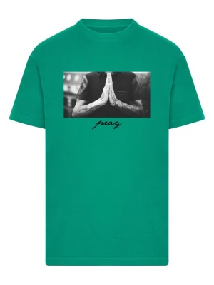 Foto van product Mister Tee Shirt grijs / groen / zwart