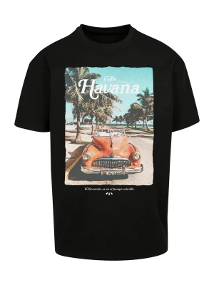 Foto van product Mister Tee Shirt 'Havana Vibe' sand / lichtblauw / kaki / roestrood