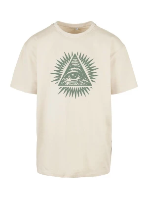 Foto van product Mister Tee Shirt 'New Order' beige / rookgrijs / donkergroen / oranje