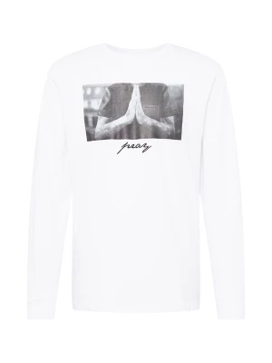Foto van product Mister Tee Shirt 'Pray' grijs / antraciet / zwart / wit