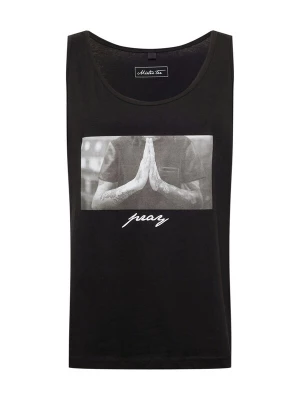 Foto van product Mister Tee Shirt 'Pray' grijs / zwart / wit
