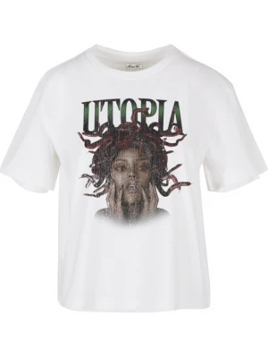 Foto van product Mister Tee Shirt 'Utopia' grijs / zwart / wit