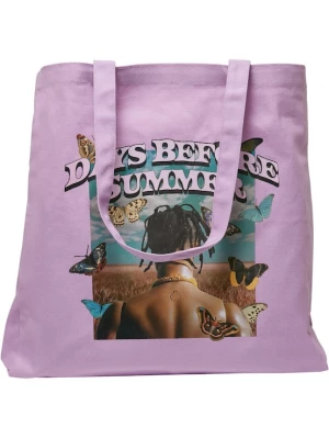 Foto van product Mister Tee Shopper 'Days Before Summer' turquoise / bruin / lila / zwart