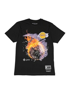 Foto van product Mitchell & Ness Shirt 'Los Angeles Lakers HWC Blaze' lila / donkeroranje / zwart / wit