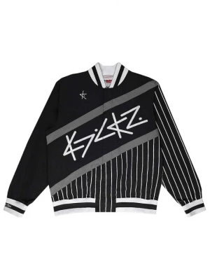 Foto van product Mitchell & Ness Sportsweatvest 'Mitchell and Ness x Kickz AWU' zwart / wit