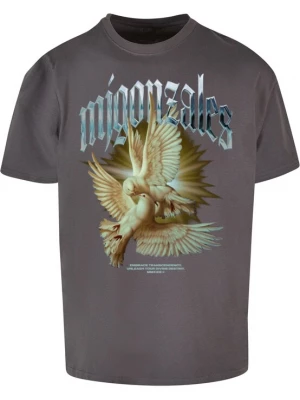 Foto van product MJ Gonzales Shirt 'SPIRIT' donkerbeige / cyaan blauw / donkergrijs / riet