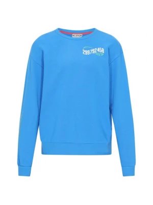 Foto van product Mo ATHLSR Sweatshirt 'Back To School' azuur / lichtgroen / wit