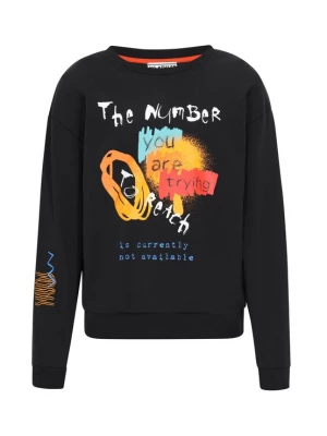 Foto van product Mo ATHLSR Sweatshirt 'Back To School' hemelsblauw / donkergeel / zwart / wit