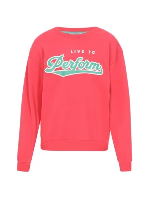 Foto van product Mo ATHLSR Sweatshirt 'Back To School' turquoise / watermeloen rood / wit