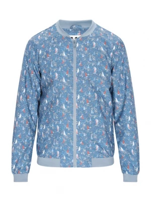 Foto van product Mo ATHLSR Tussenjas lichtblauw / rood / offwhite