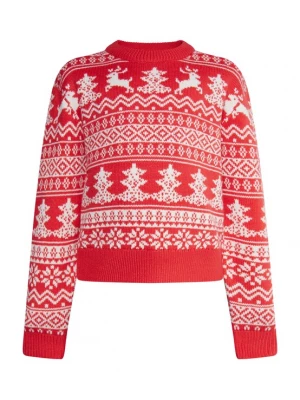 Foto van product MO Trui 'Mimo' rood / wit