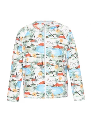 Foto van product MO Tussenjas lichtblauw / pastelgroen / oranje / offwhite