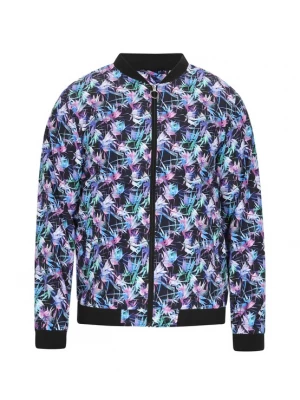 Foto van product MO Tussenjas marine / turquoise / pastelblauw / lila