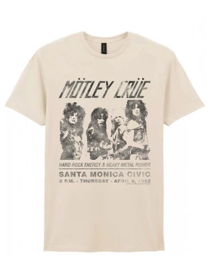 Foto van product Mötley Crue Shirt 'Mötley Crue Santa Monica Civic T-Shirt' natuurwit